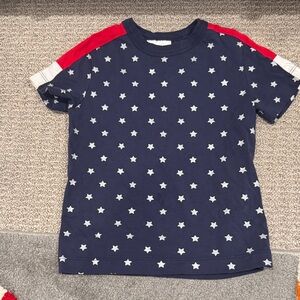 Hanna Anderson Navy Star Print Kids T-Shirt 3T